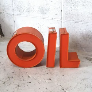 ビンテージ レターサイン ミニサイズ O