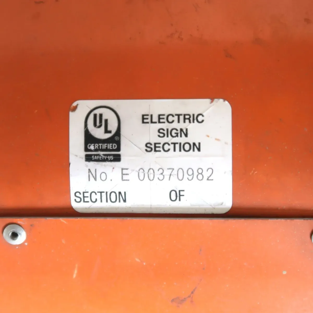 ビンテージ レターサイン ミニサイズ C