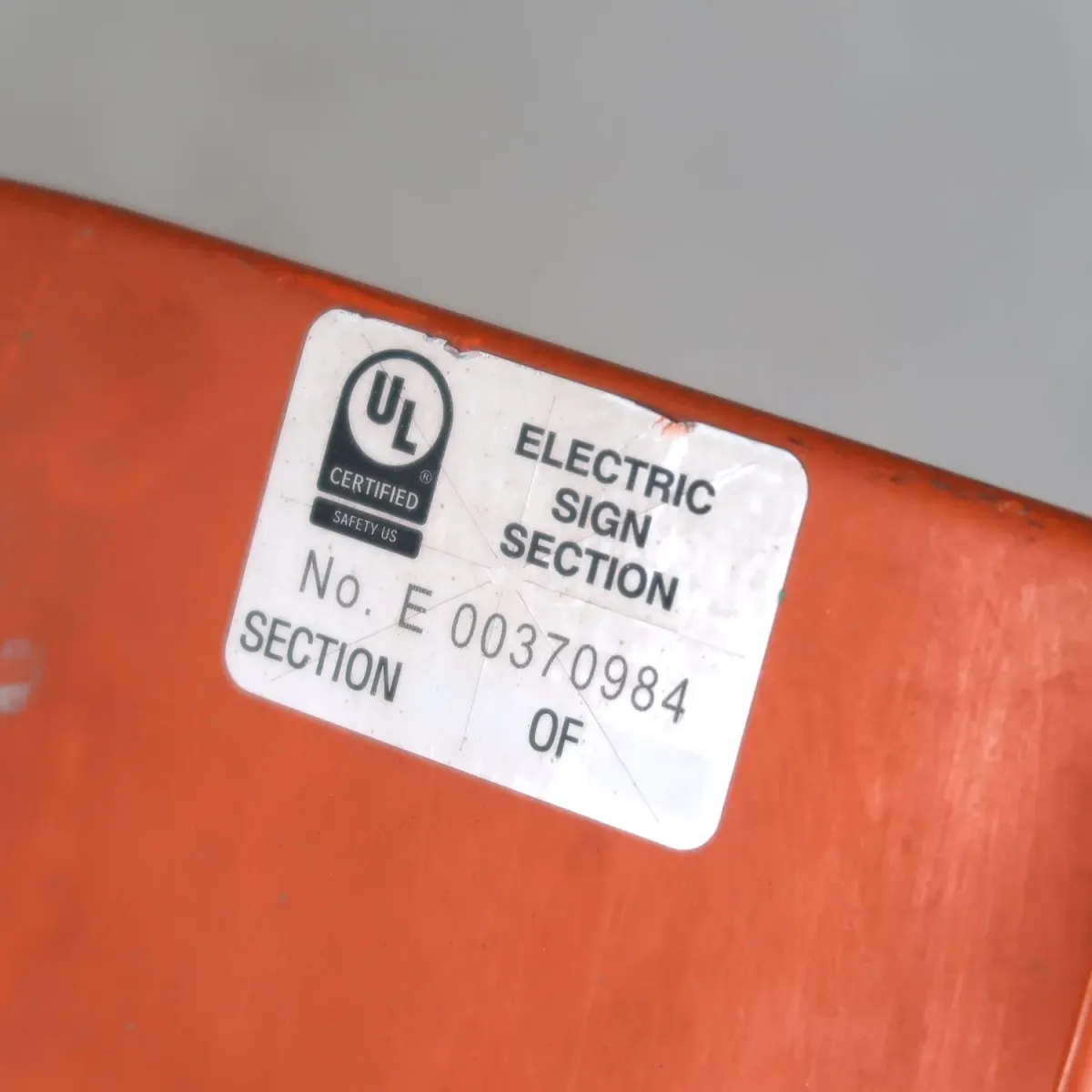 ビンテージ レターサイン ミニサイズ A