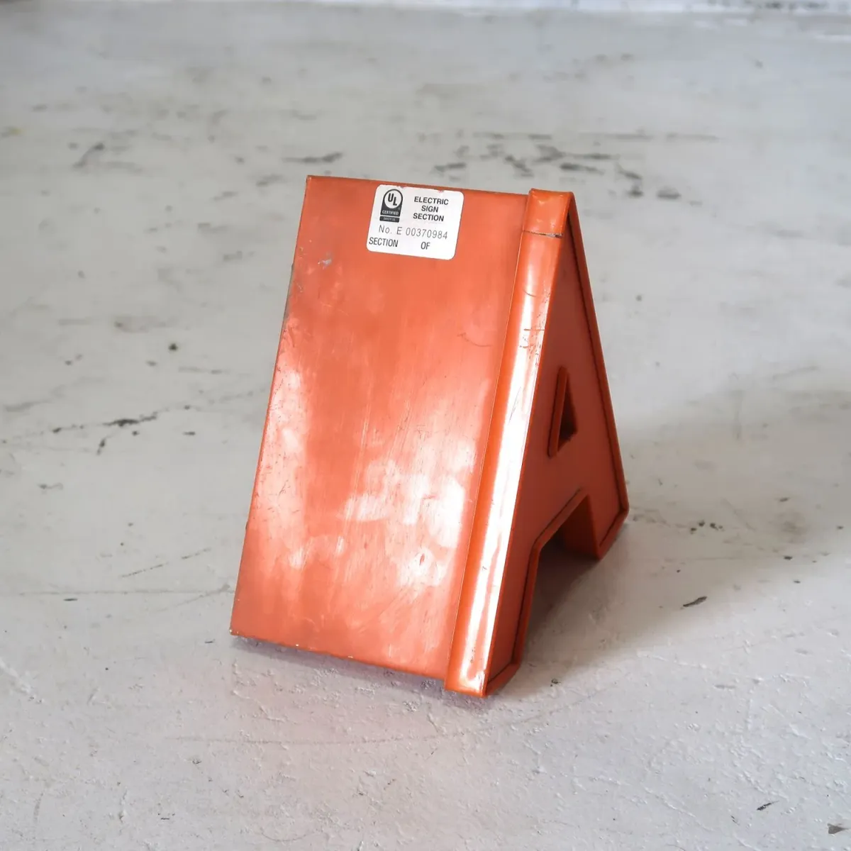 ビンテージ レターサイン ミニサイズ A