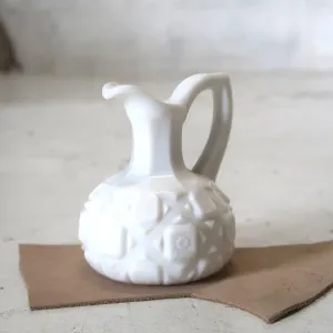 アンティーク ミルクガラス クルーエット