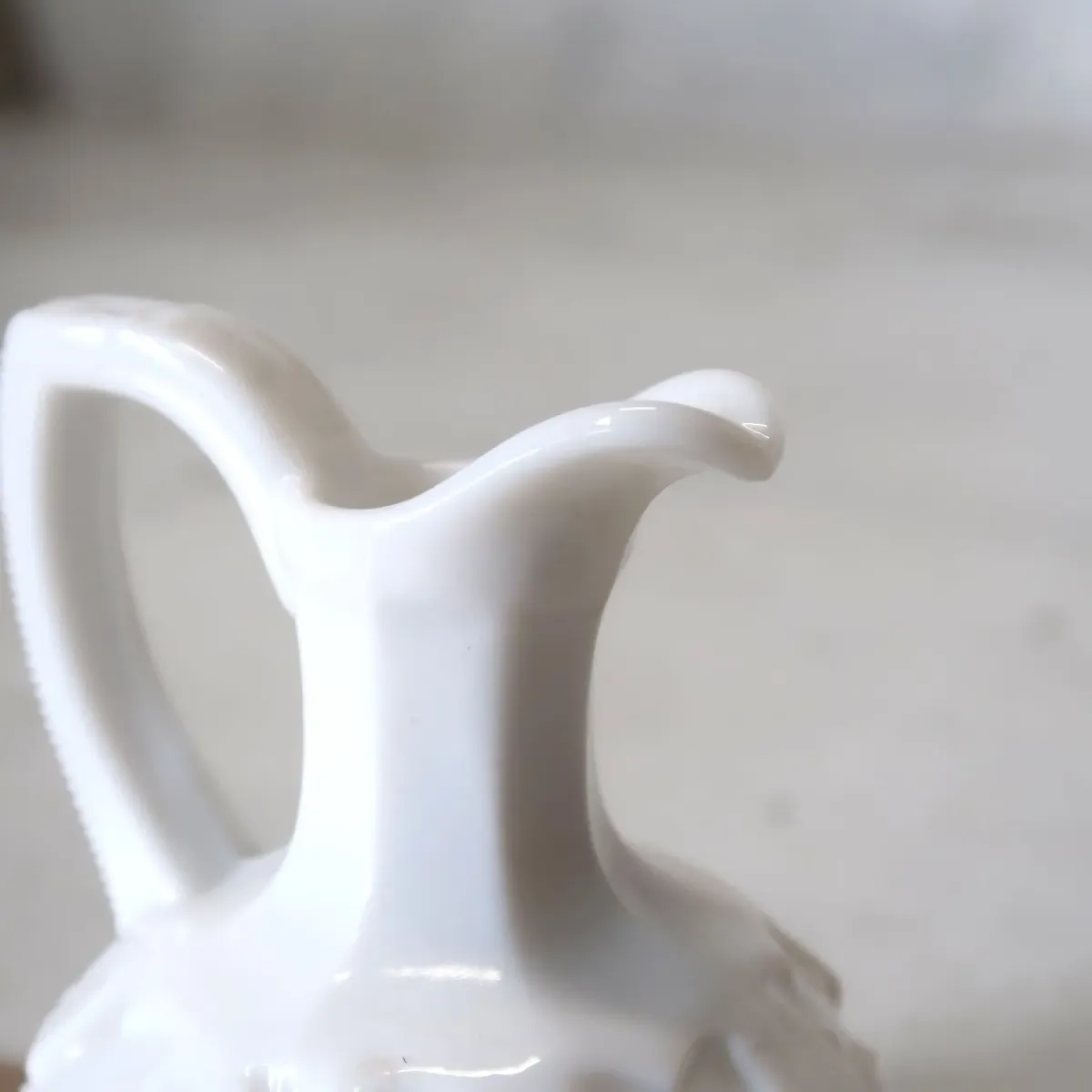 アンティーク ミルクガラス クルーエット