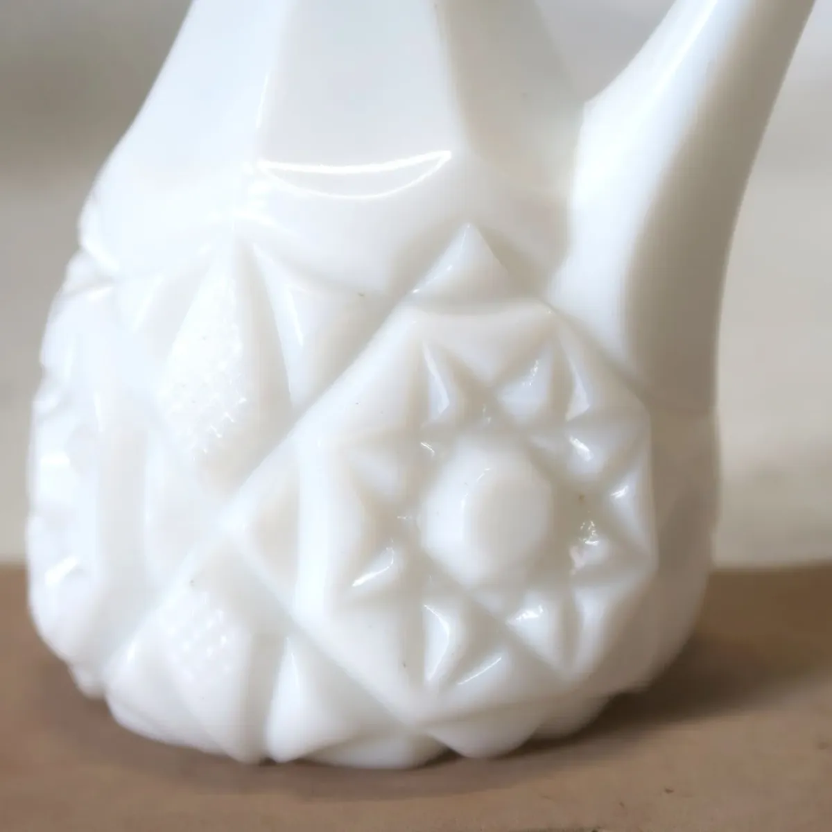 アンティーク ミルクガラス クルーエット