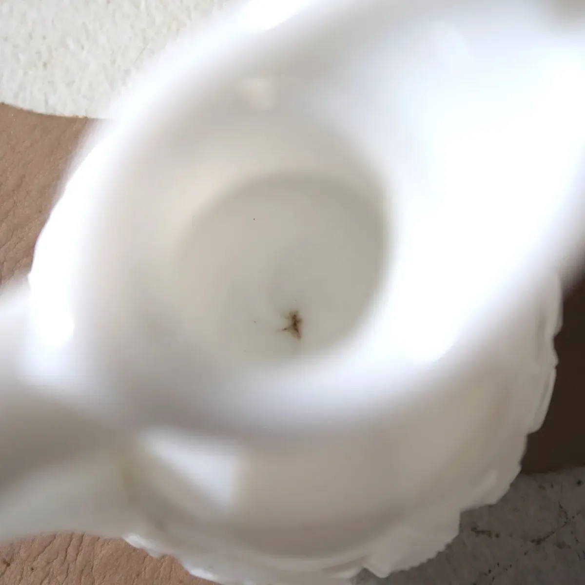 アンティーク ミルクガラス クルーエット