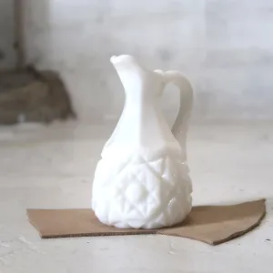 アンティーク ミルクガラス クルーエット