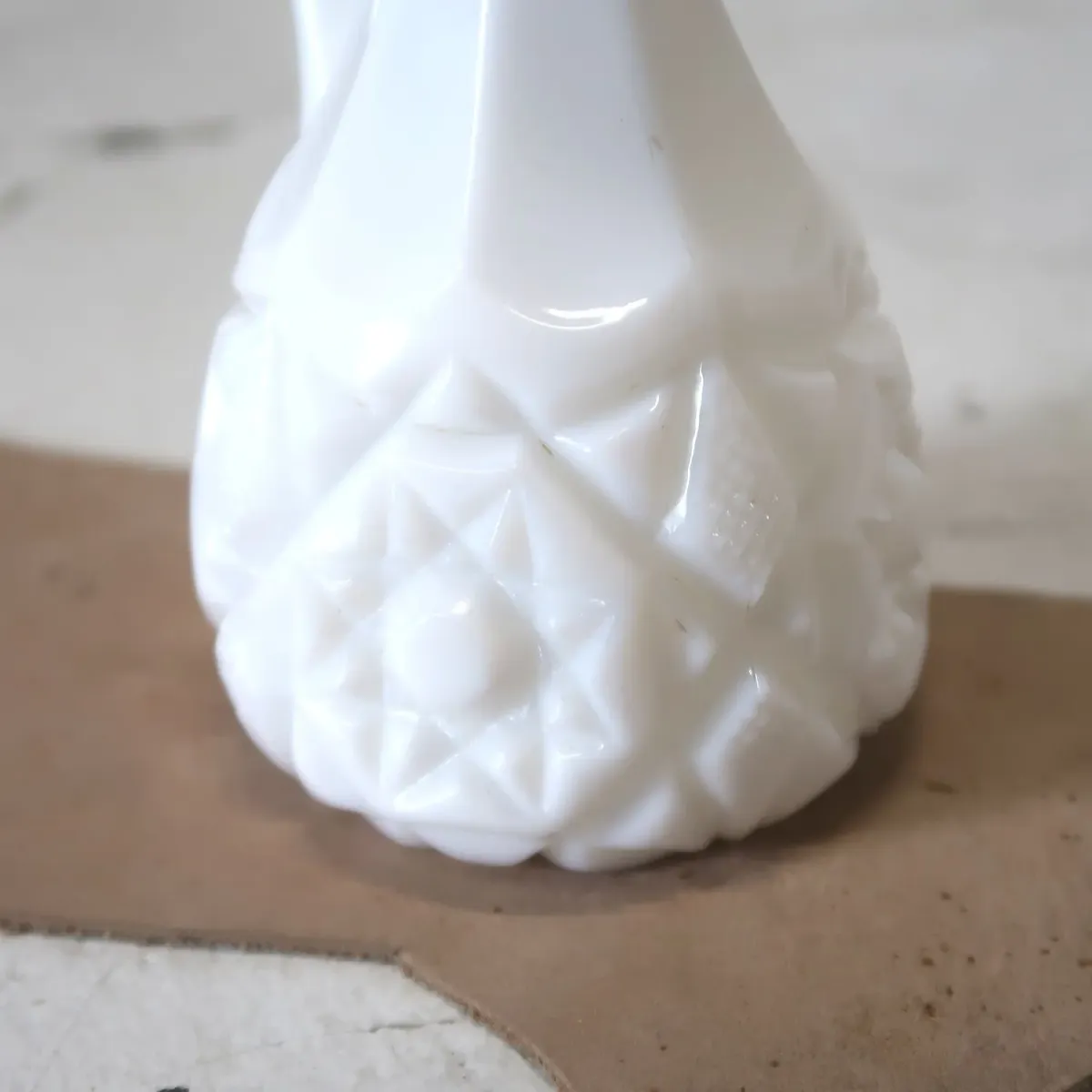 アンティーク ミルクガラス クルーエット