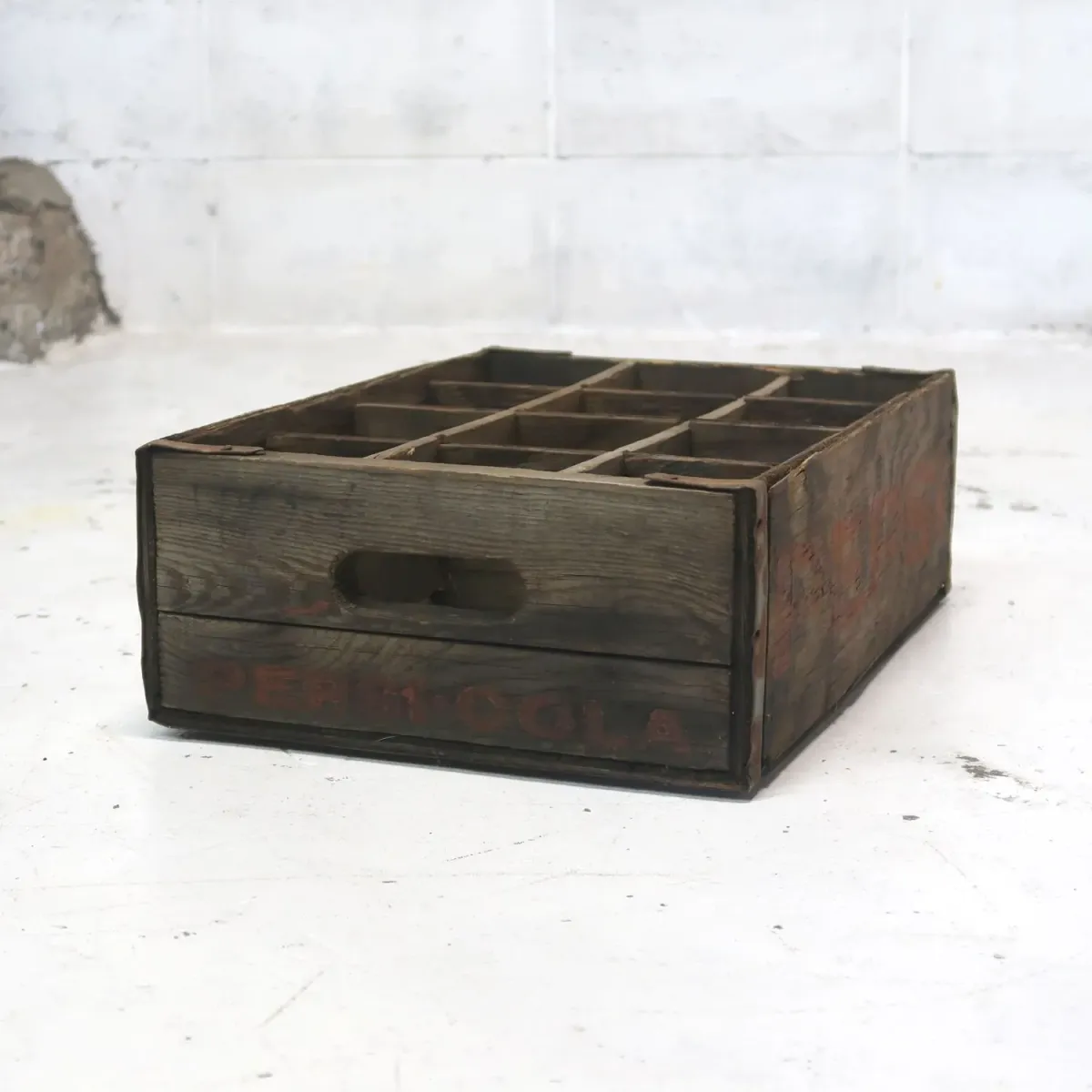 ペプシコーラ ビンテージ ウッドボックス