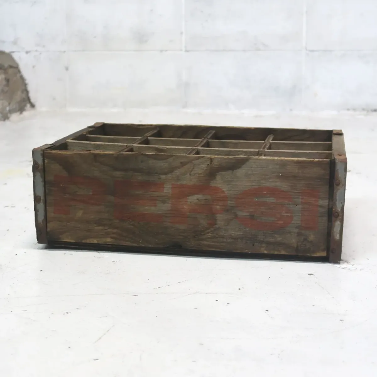 ペプシコーラ ビンテージ ウッドボックス