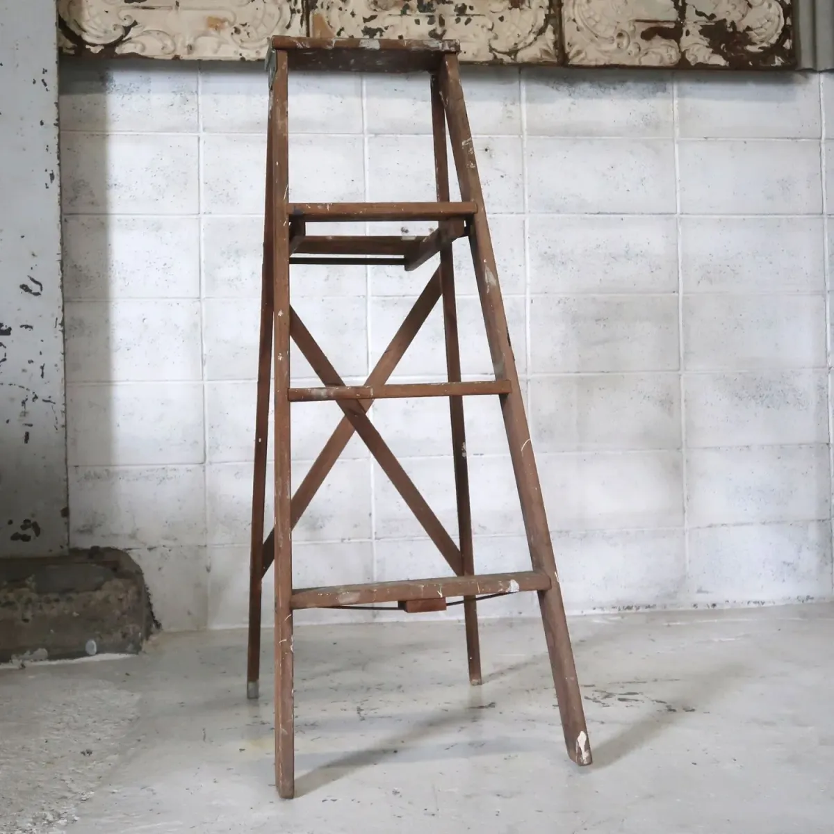 ビンテージ ウッドラダー