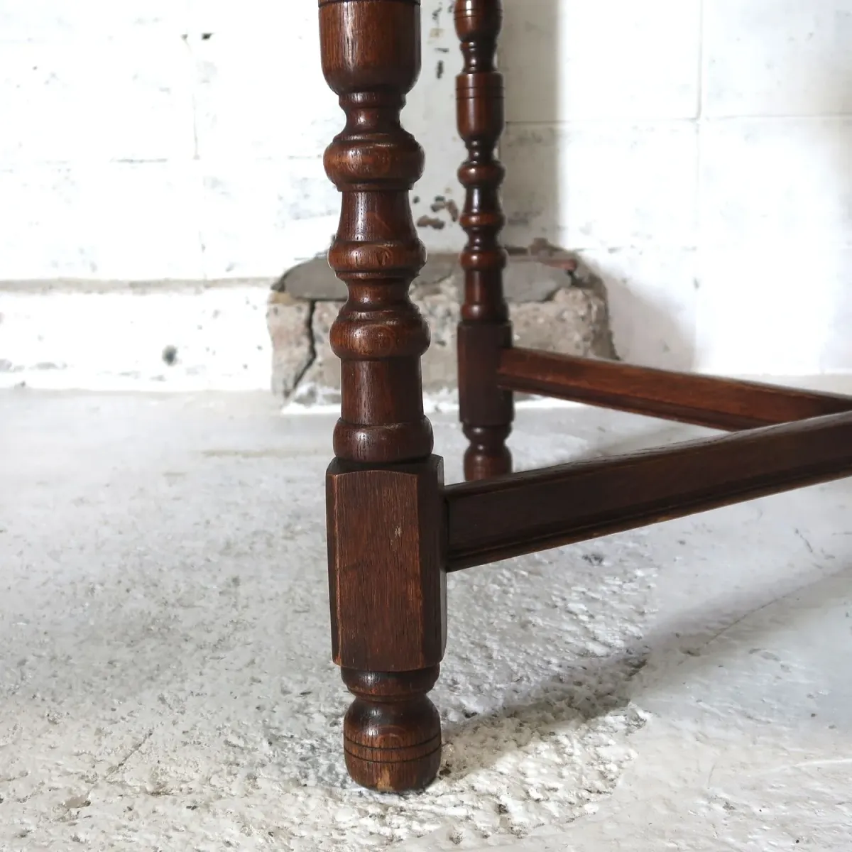 アンティーク ドローリーフ ダイニングテーブル