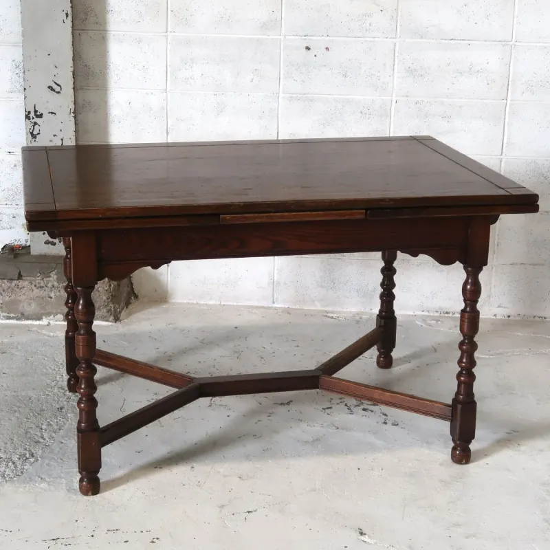 アンティーク ドローリーフ ダイニングテーブル