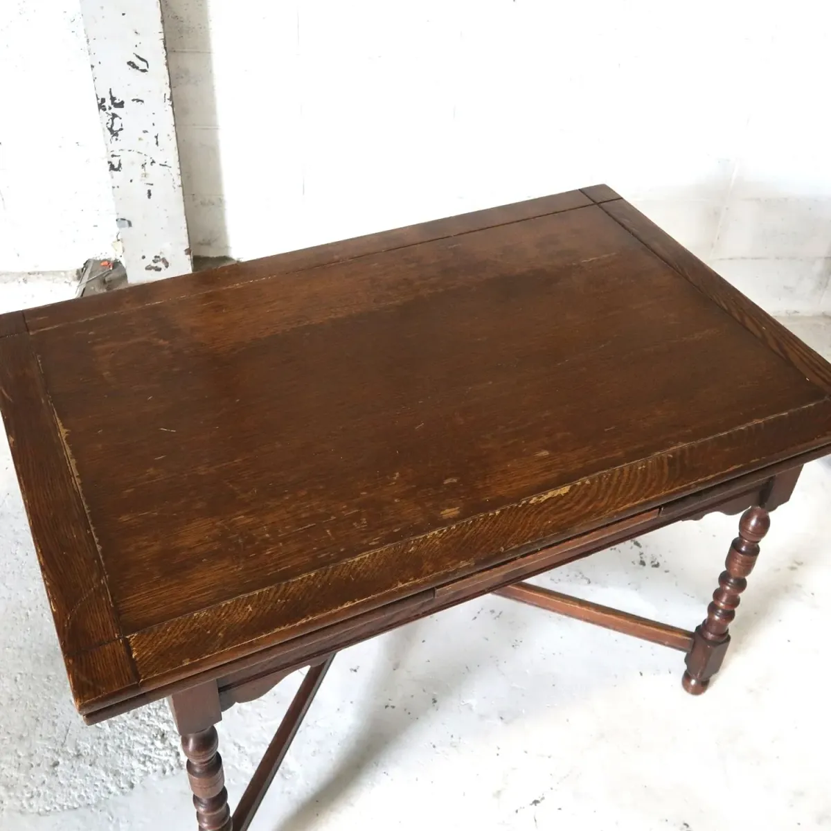 アンティーク ドローリーフ ダイニングテーブル