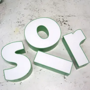 ビンテージ レターサイン r