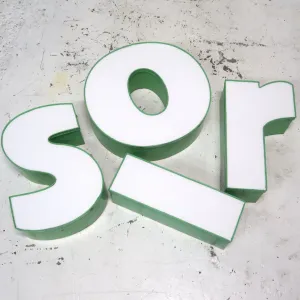 ビンテージ レターサイン o