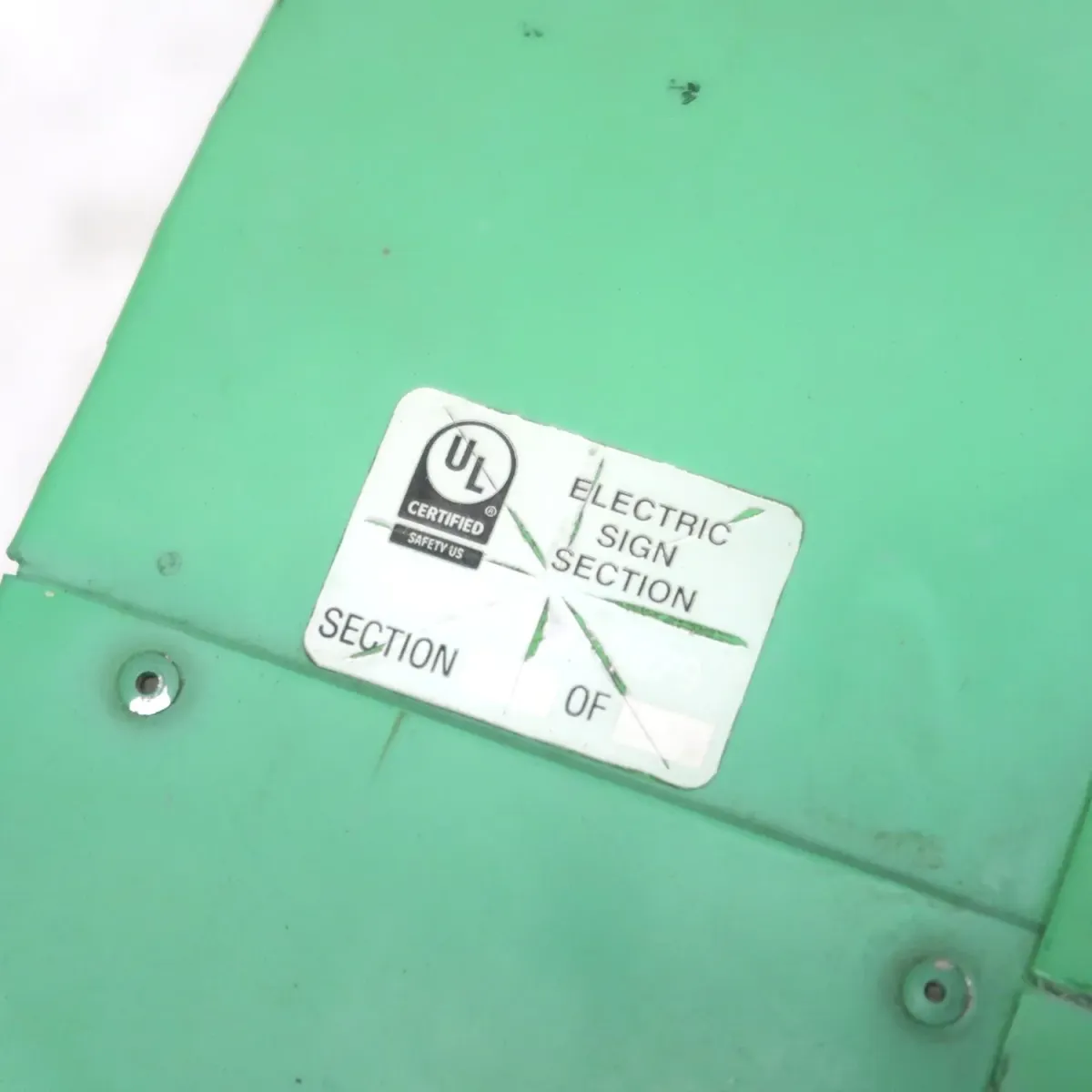 ビンテージ レターサイン o