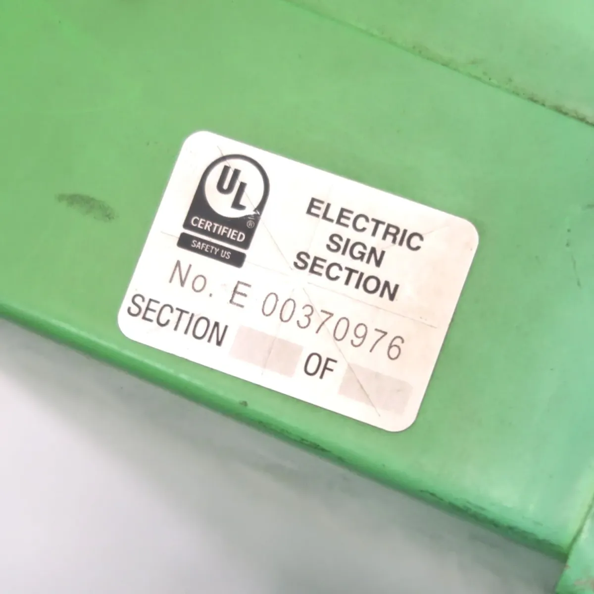 ビンテージ レターサイン b