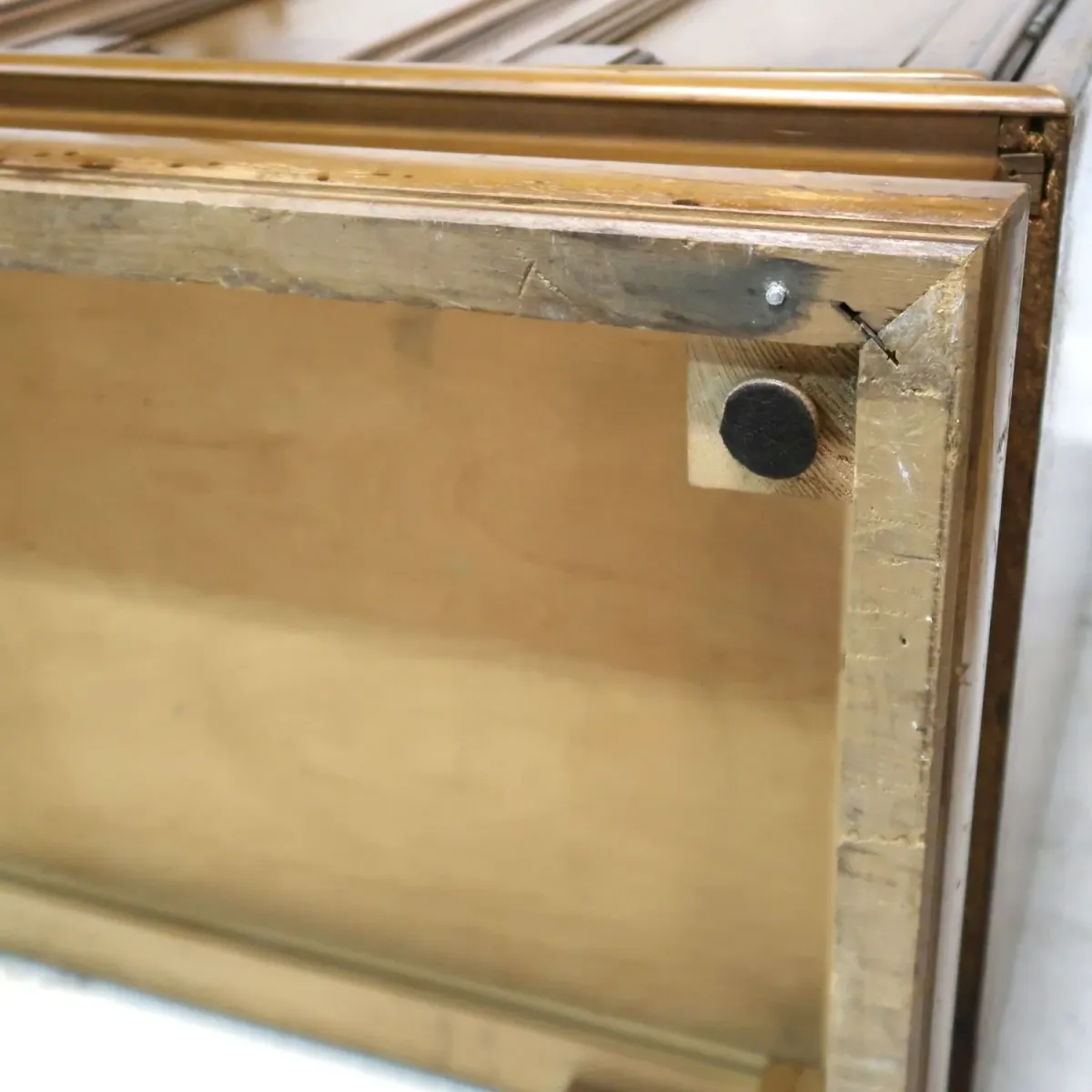 アンティーク ウッドキャビネット