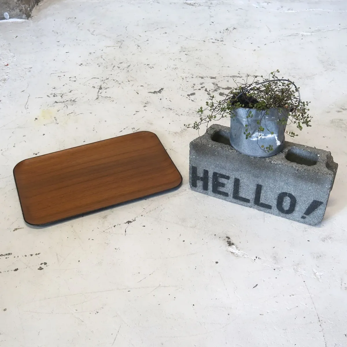 ビンテージ ウッド トレイ