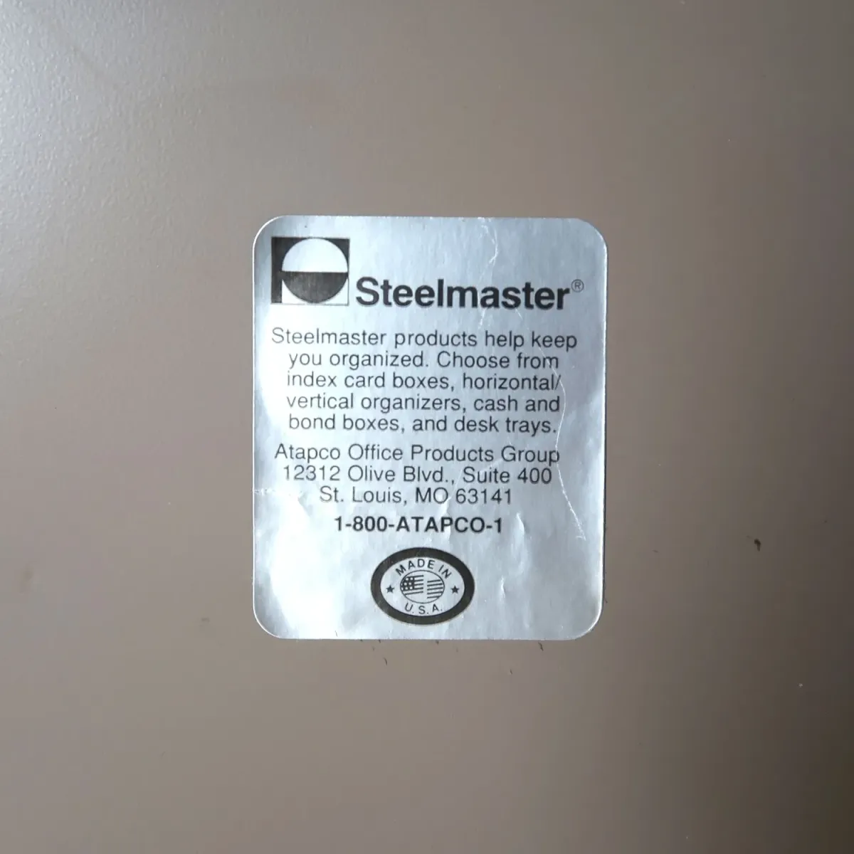 Steelmaster ビンテージ デスクオーガナイザー