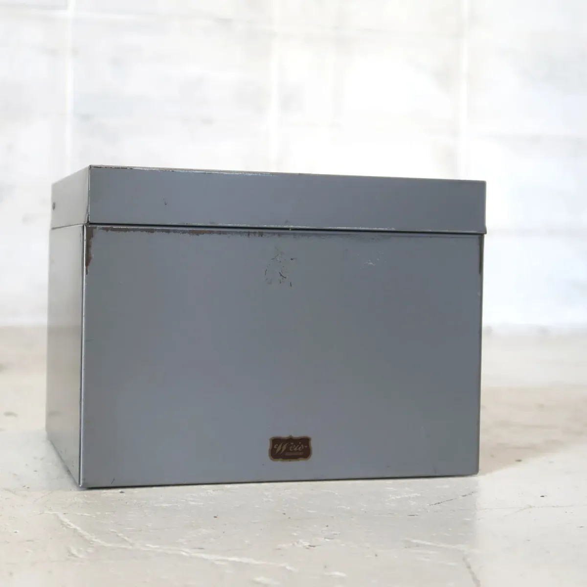Weis ビンテージ メタル ファイルボックス