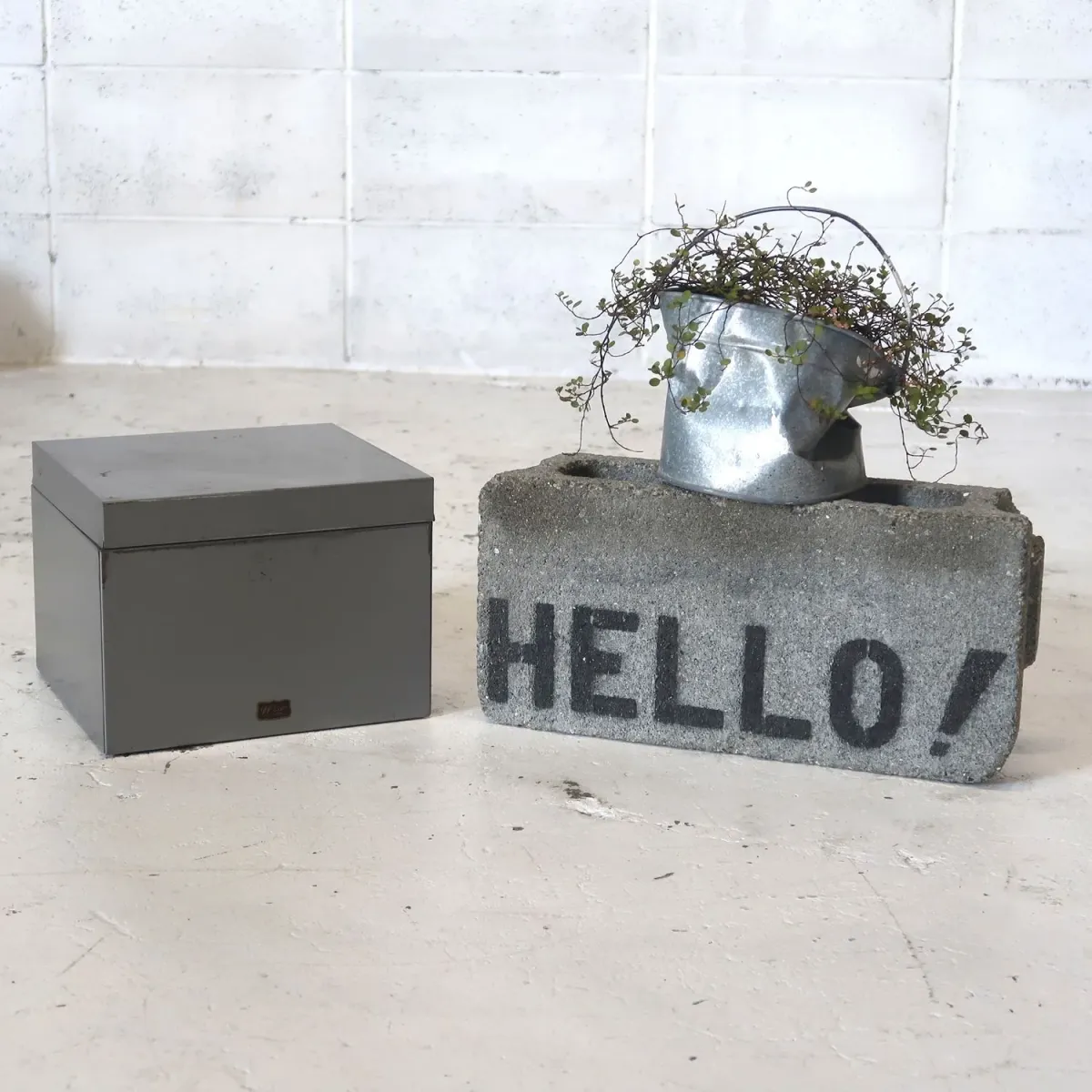 Weis ビンテージ メタル ファイルボックス