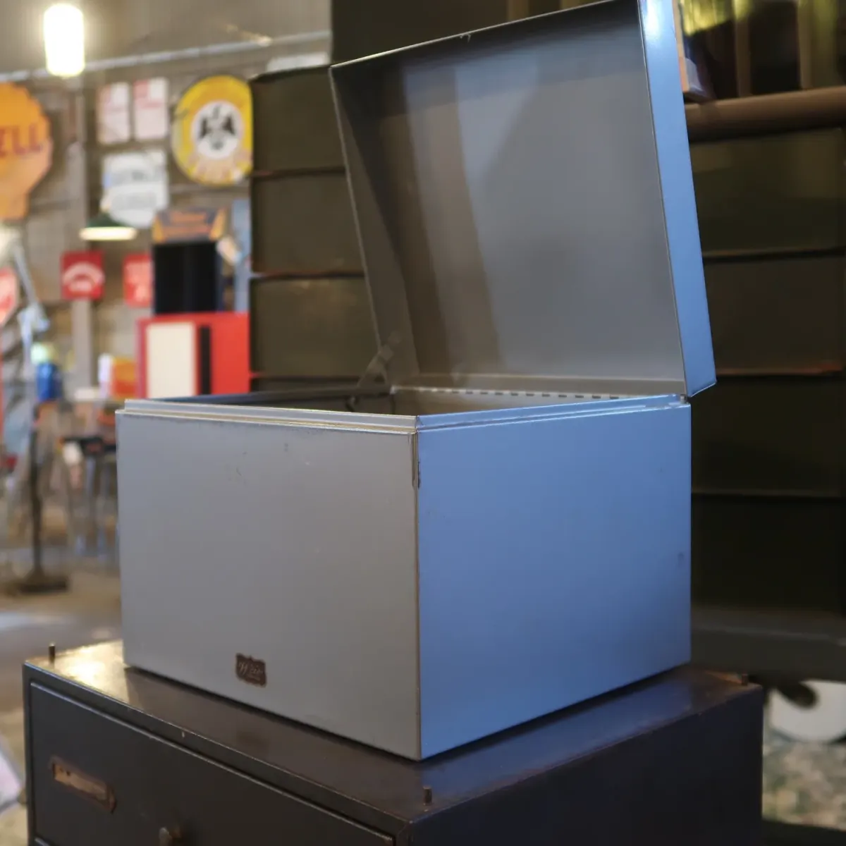 Weis ビンテージ メタル ファイルボックス