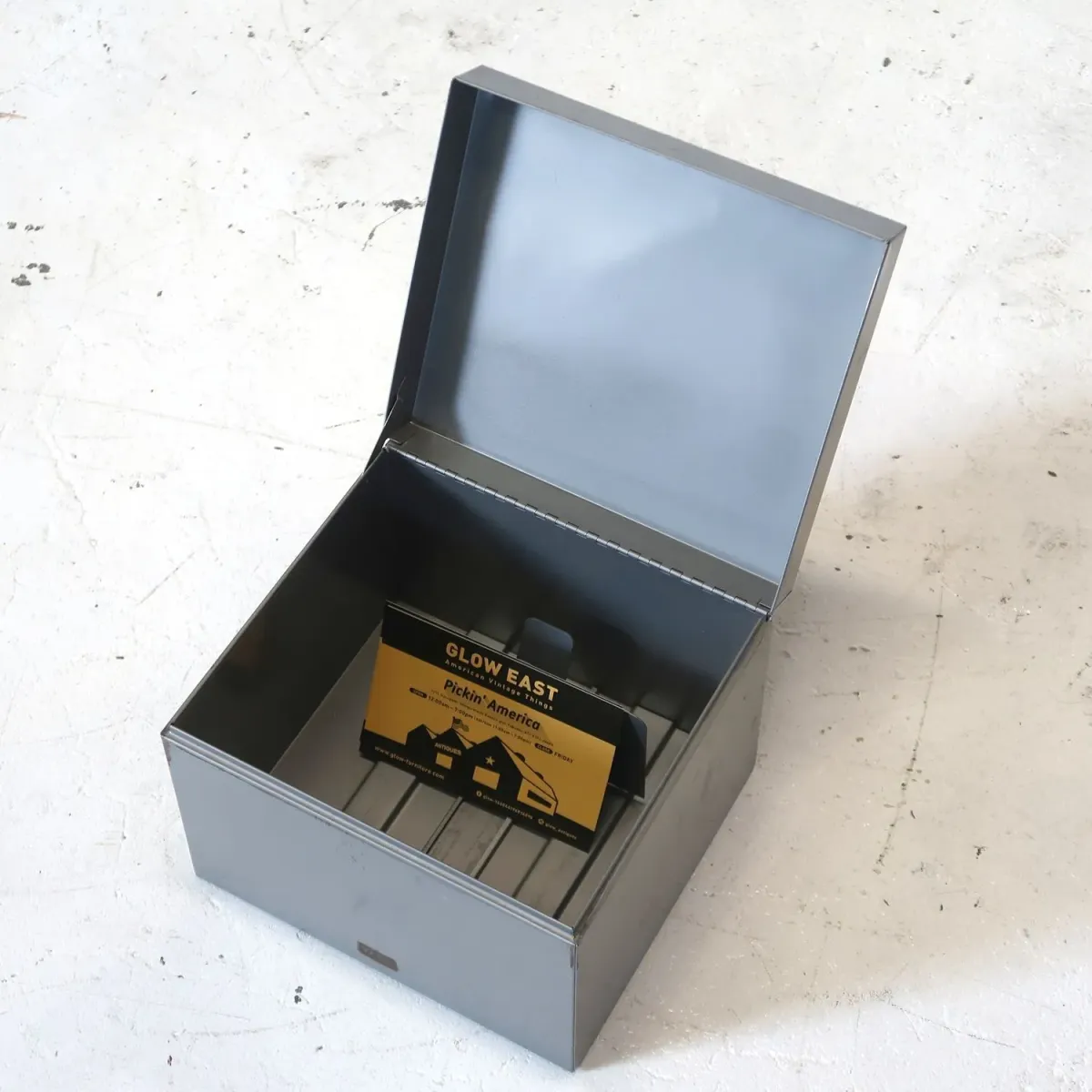 Weis ビンテージ メタル ファイルボックス