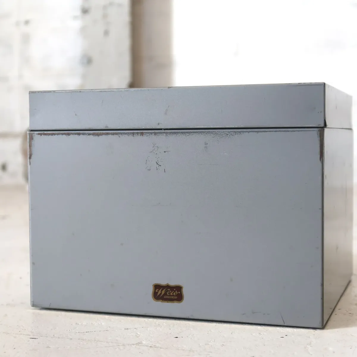 Weis ビンテージ メタル ファイルボックス