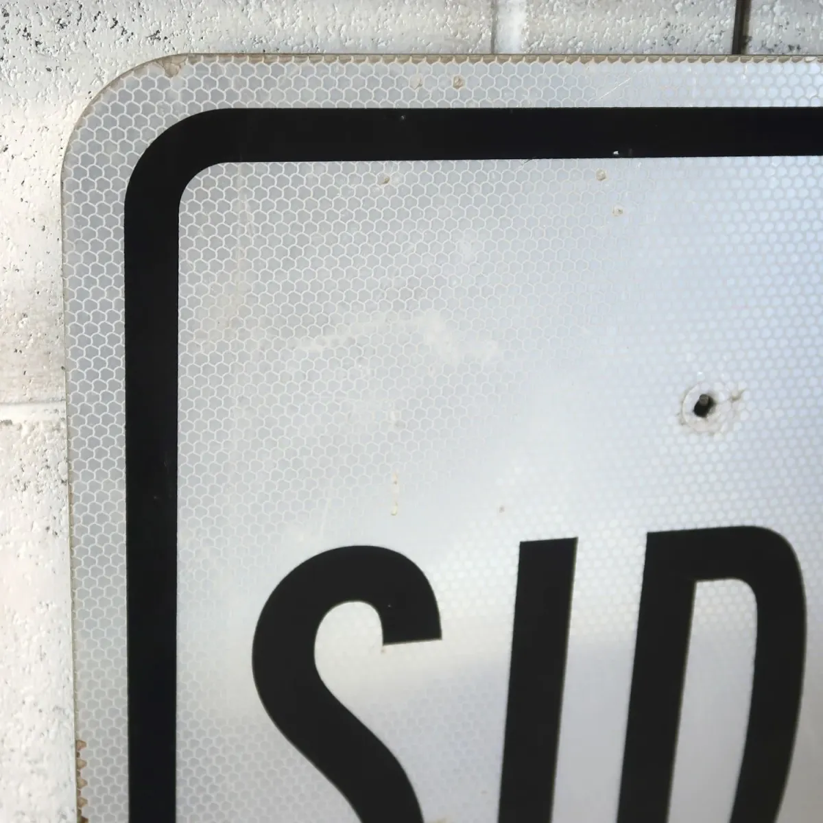 SIDEWALK CLOSED ロードサイン