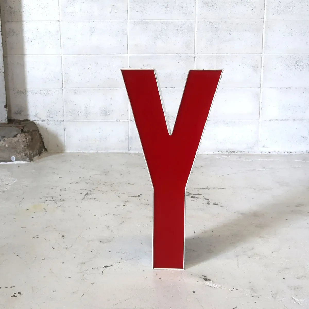 ビンテージ レターサイン Y