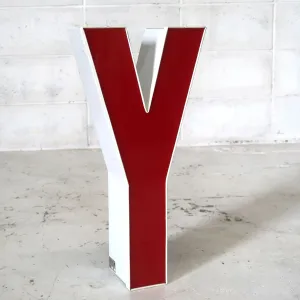 ビンテージ レターサイン Y