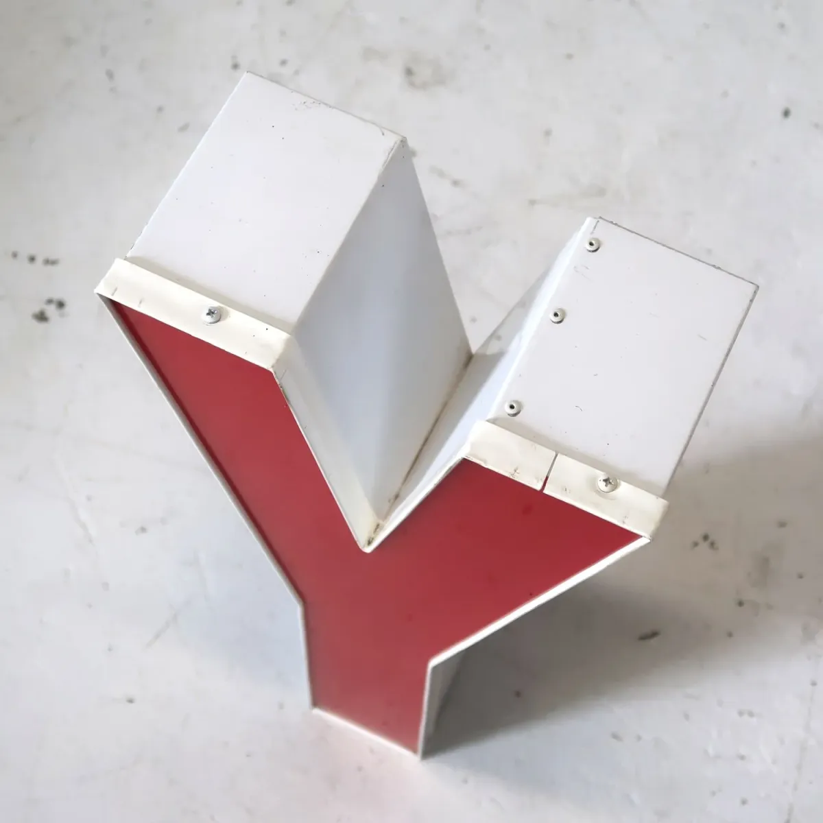 ビンテージ レターサイン Y