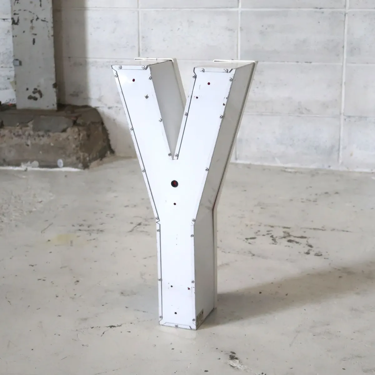 ビンテージ レターサイン Y