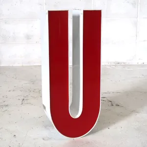 ビンテージ レターサイン U