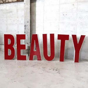 ビンテージ レターサイン U