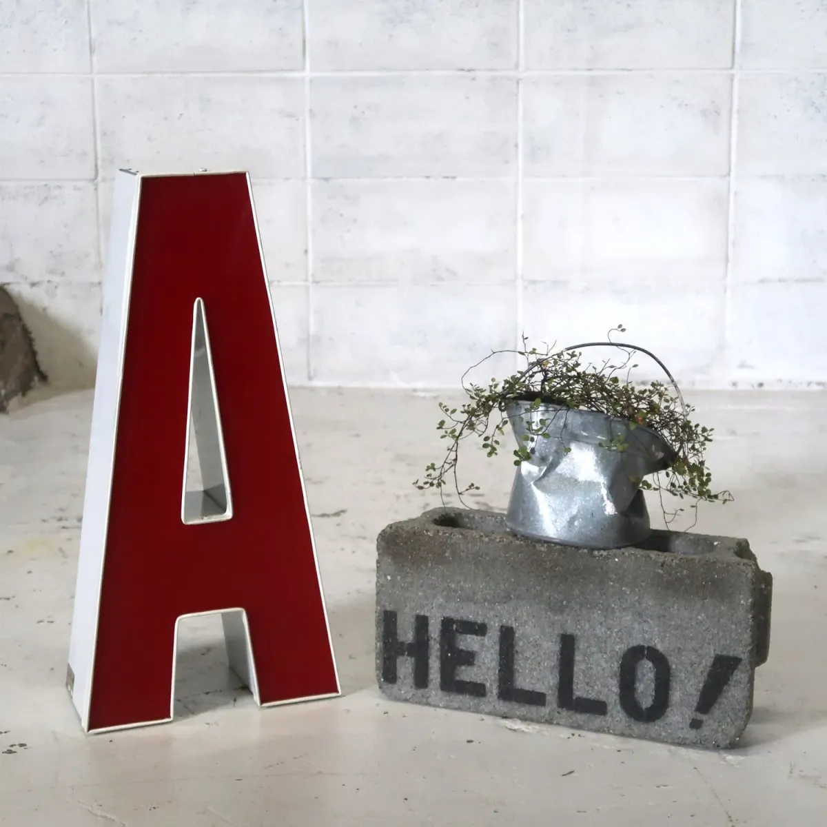 ビンテージ レターサイン A