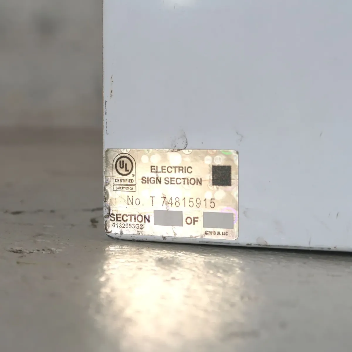 ビンテージ レターサイン B