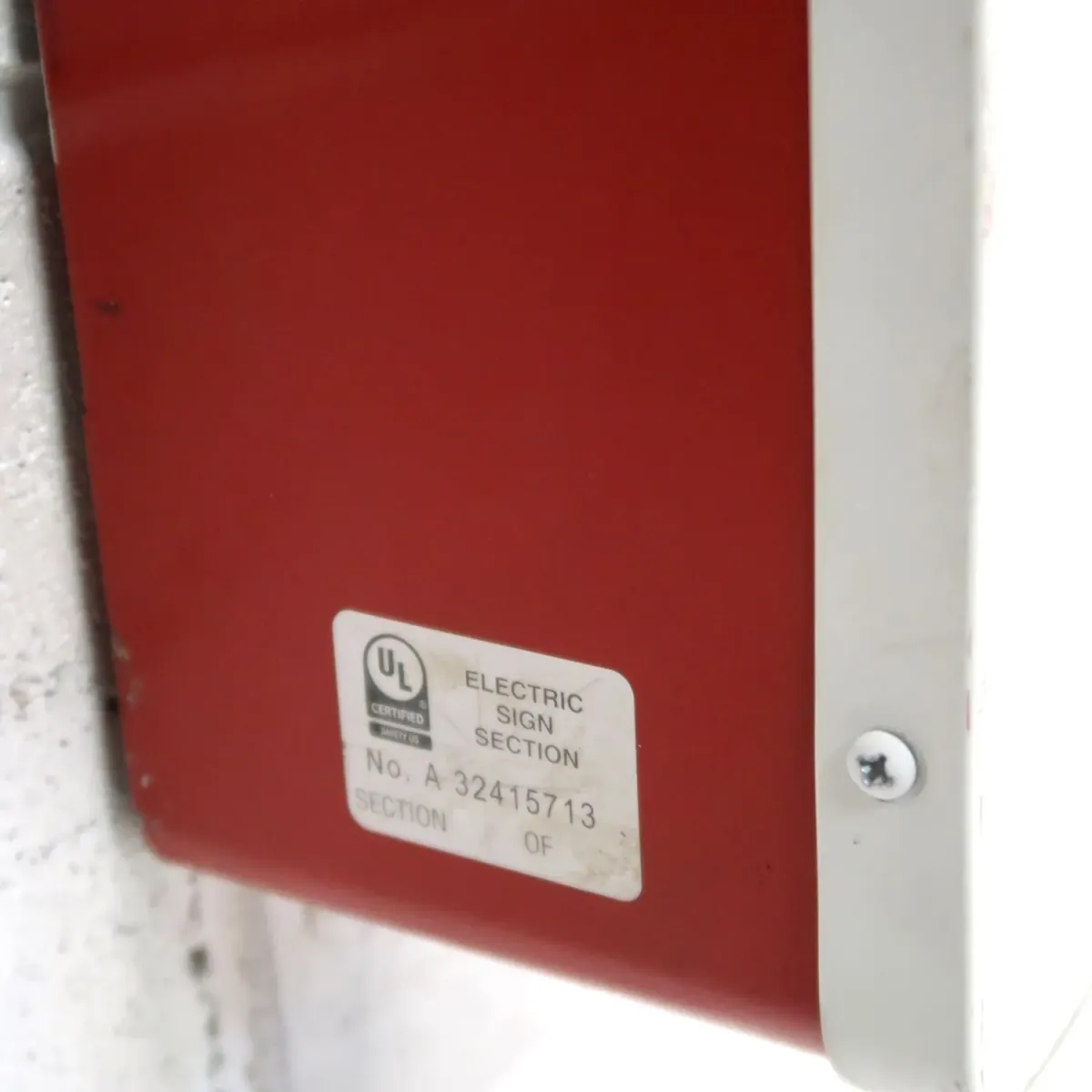 ビンテージ レターサイン p