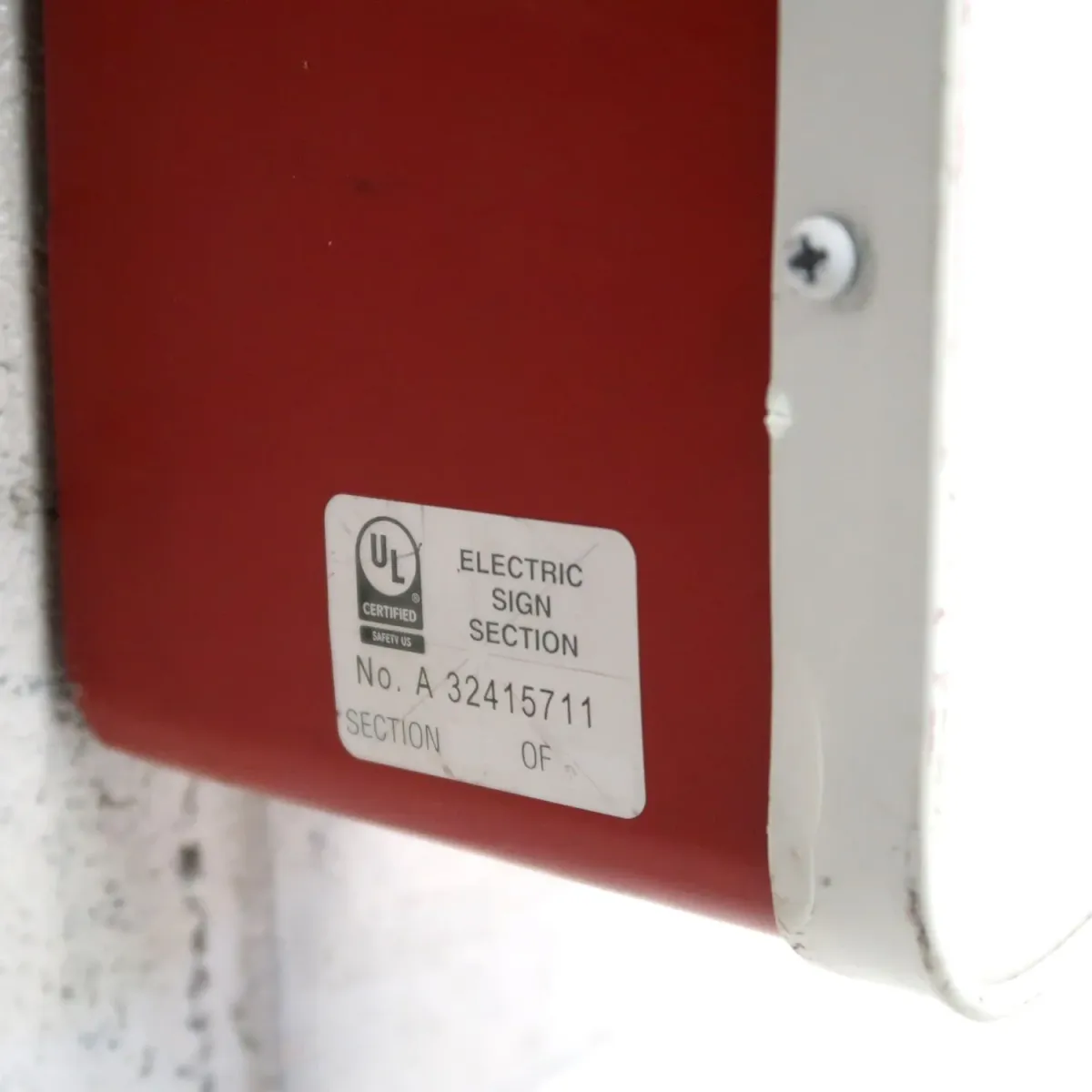 ビンテージ レターサイン p