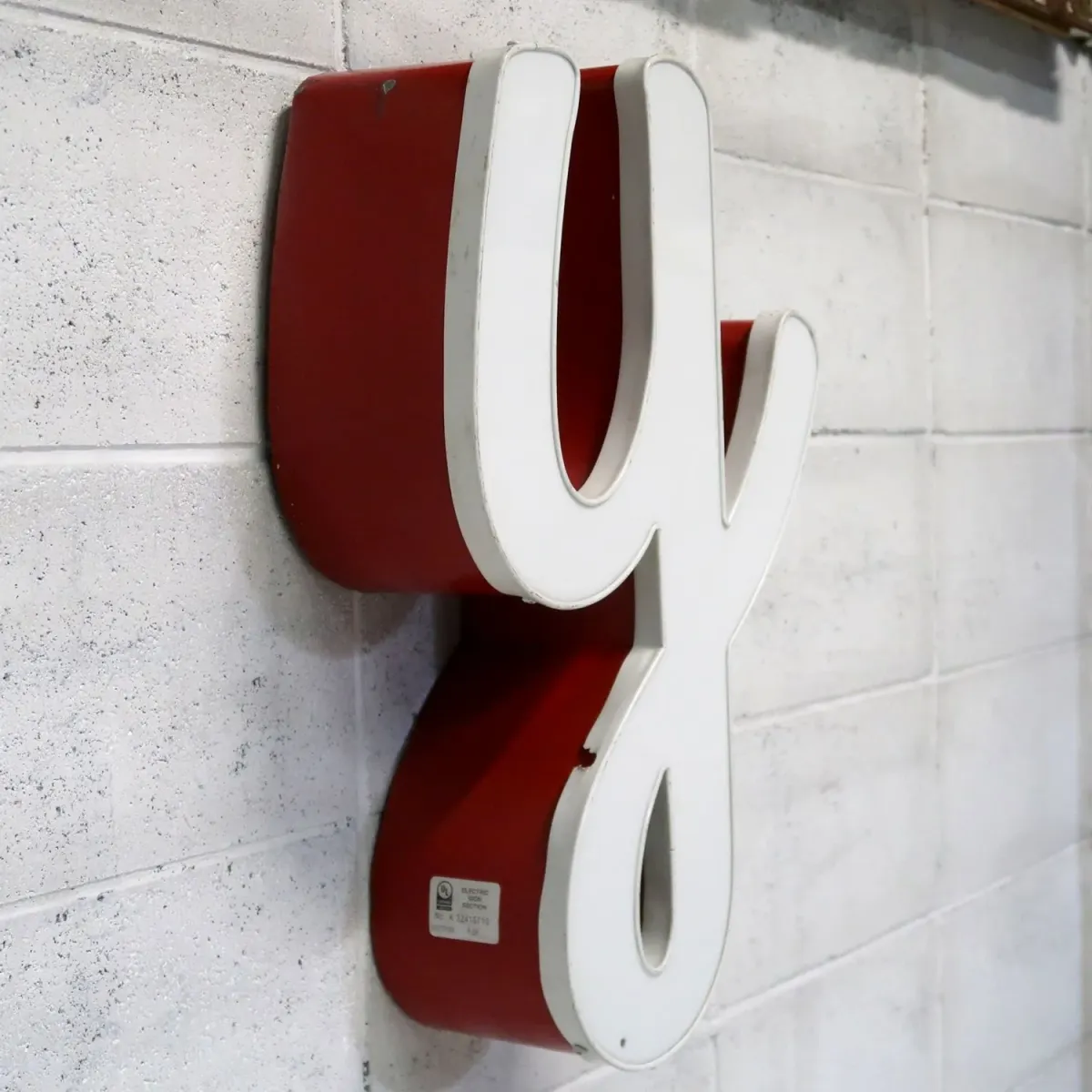 ビンテージ レターサイン y