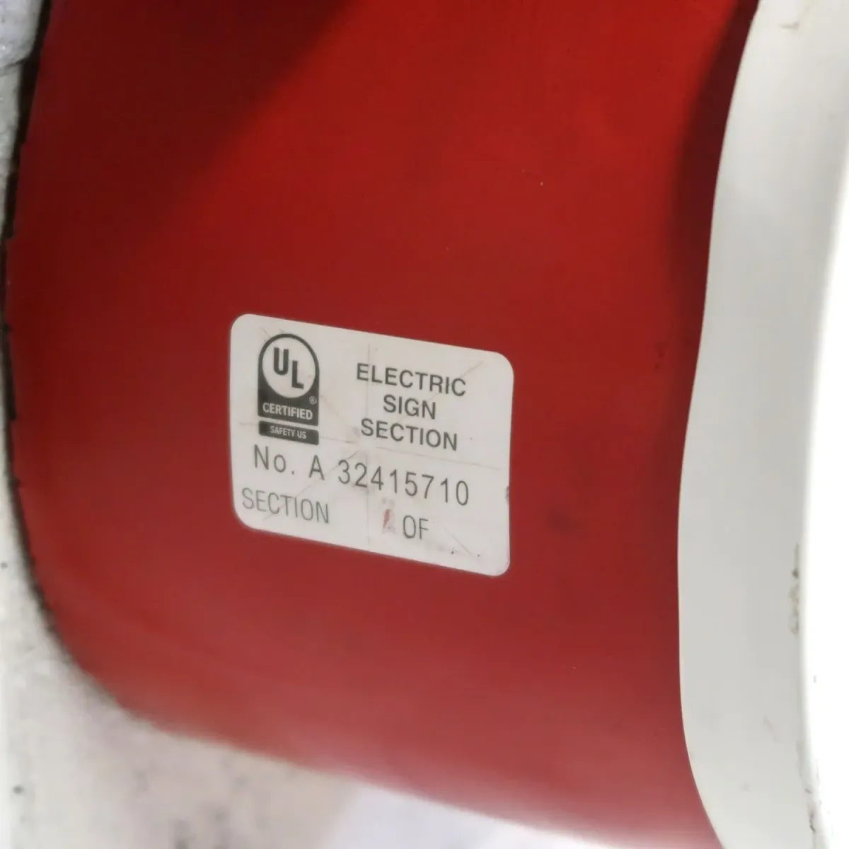 ビンテージ レターサイン y