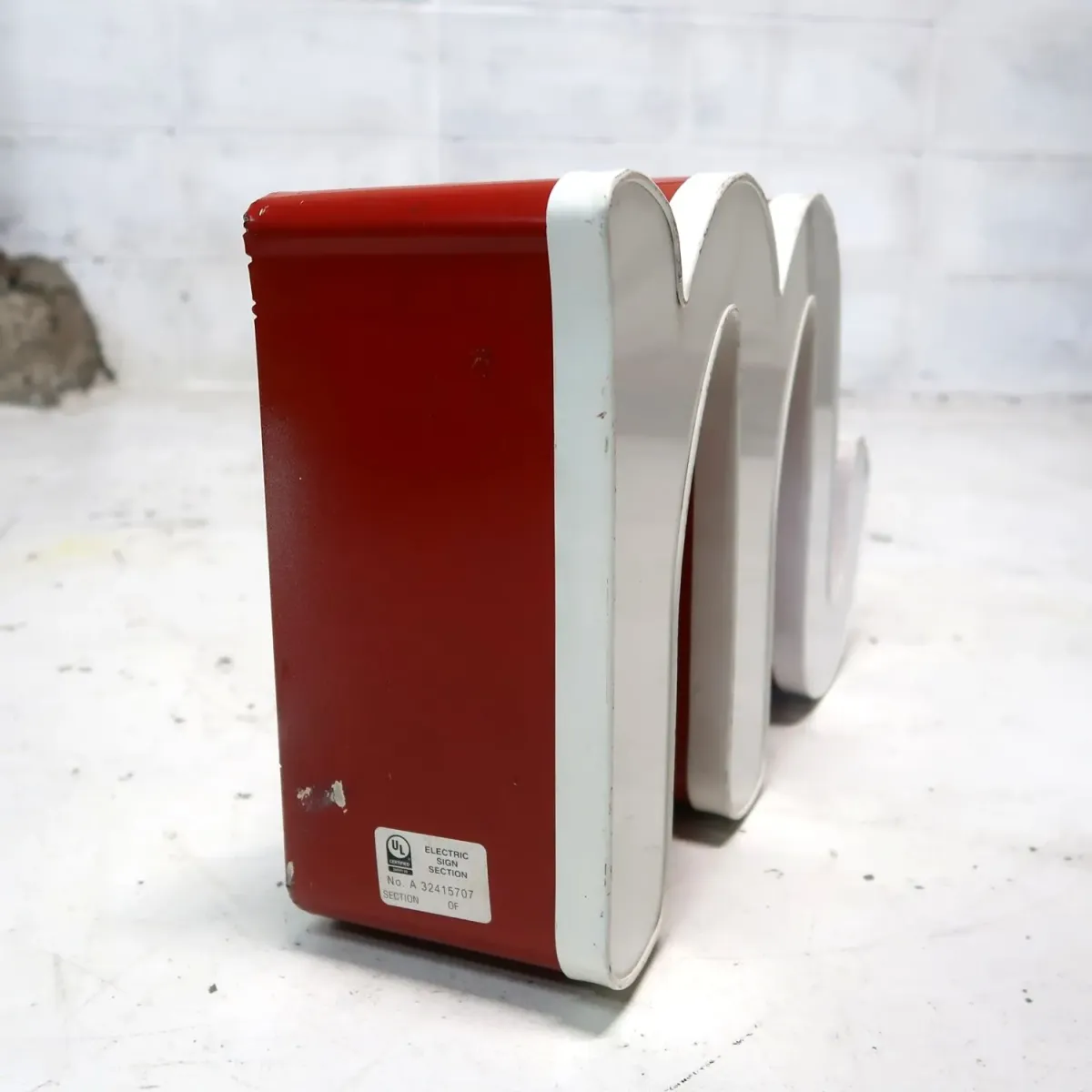 ビンテージ レターサイン m