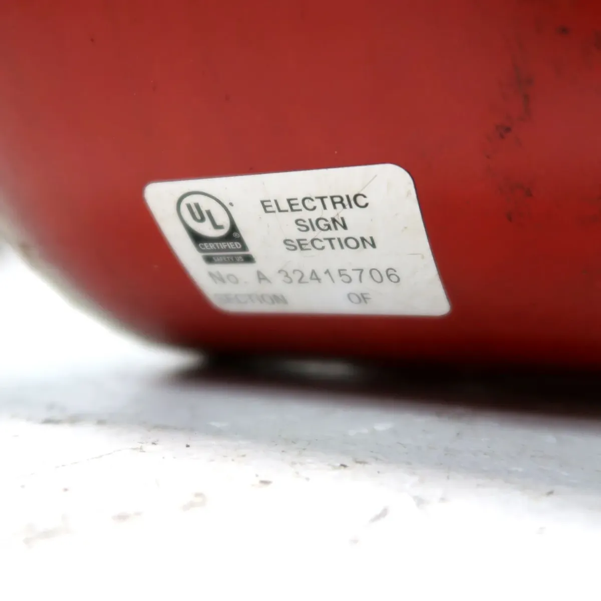 ビンテージ レターサイン a