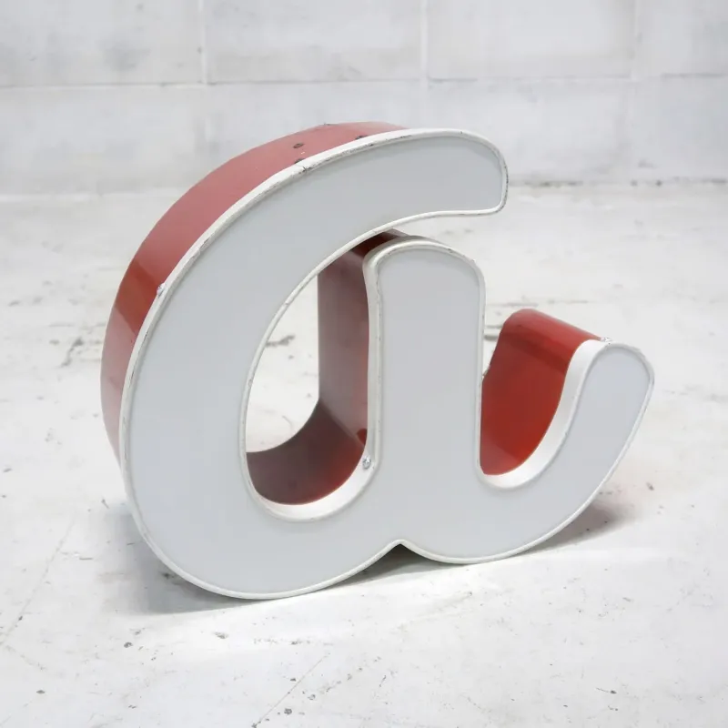 ビンテージ レターサイン a