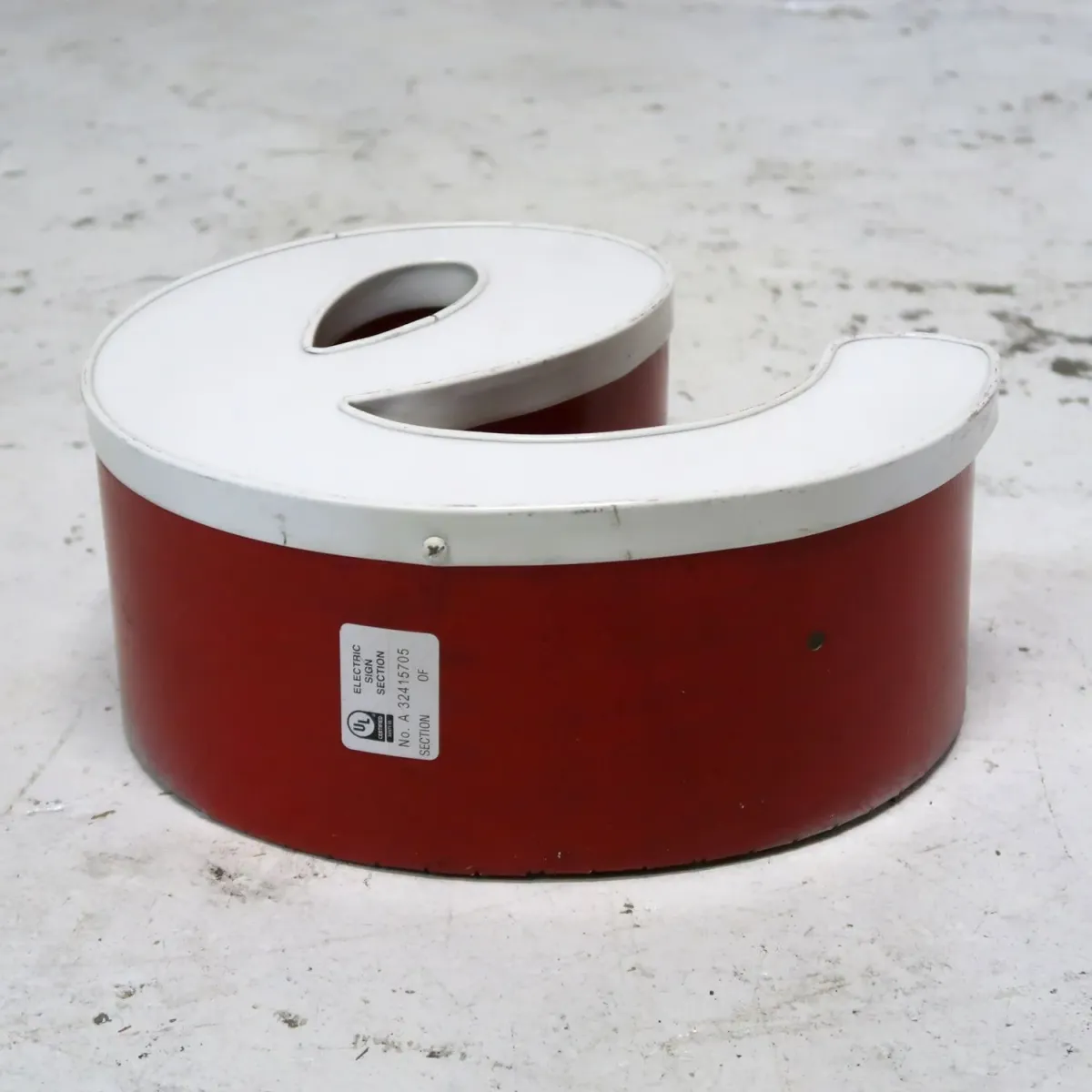 ビンテージ レターサイン e