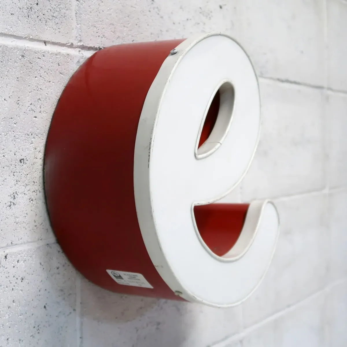 ビンテージ レターサイン e