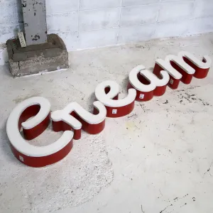 ビンテージ レターサイン r