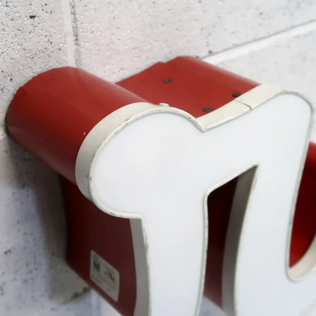 ビンテージ レターサイン r