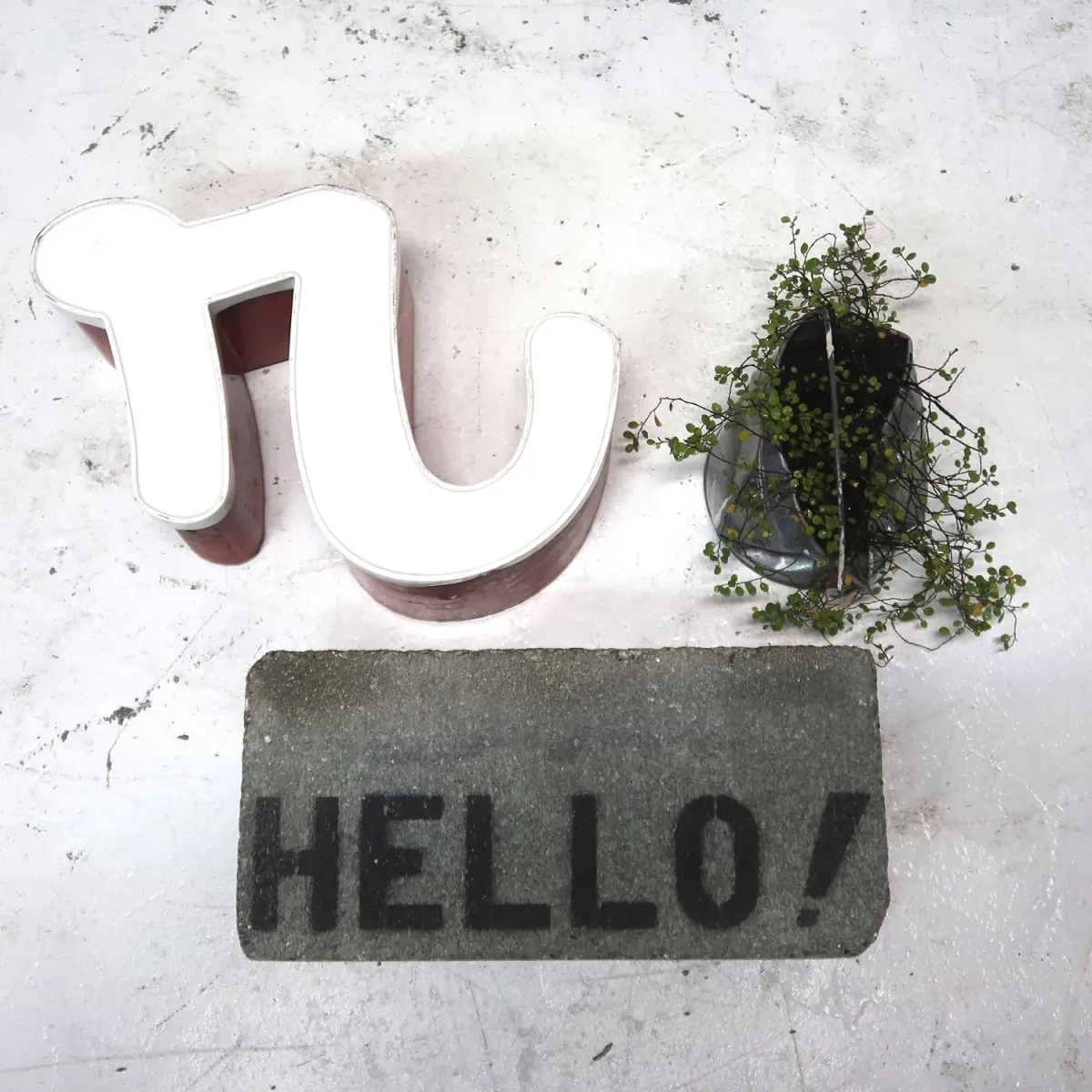 ビンテージ レターサイン r