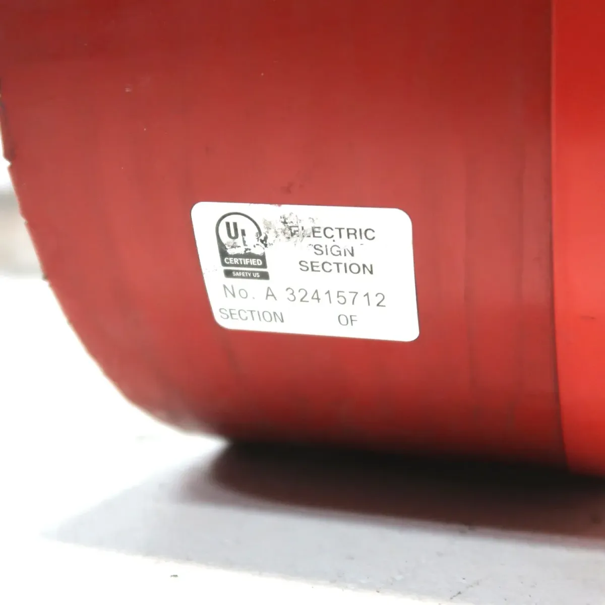 ビンテージ レターサイン o